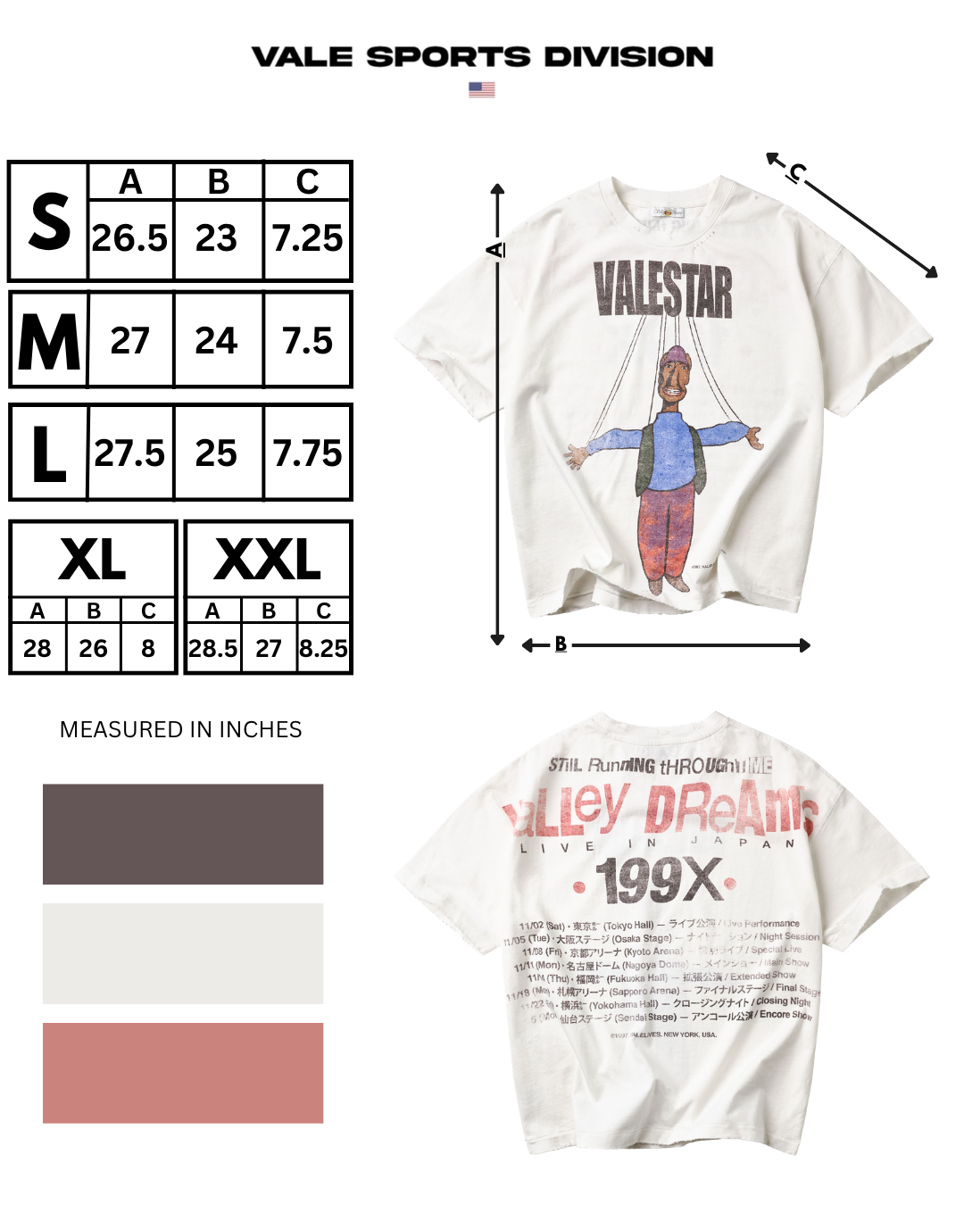 VALESTAR TEE [WHITE]