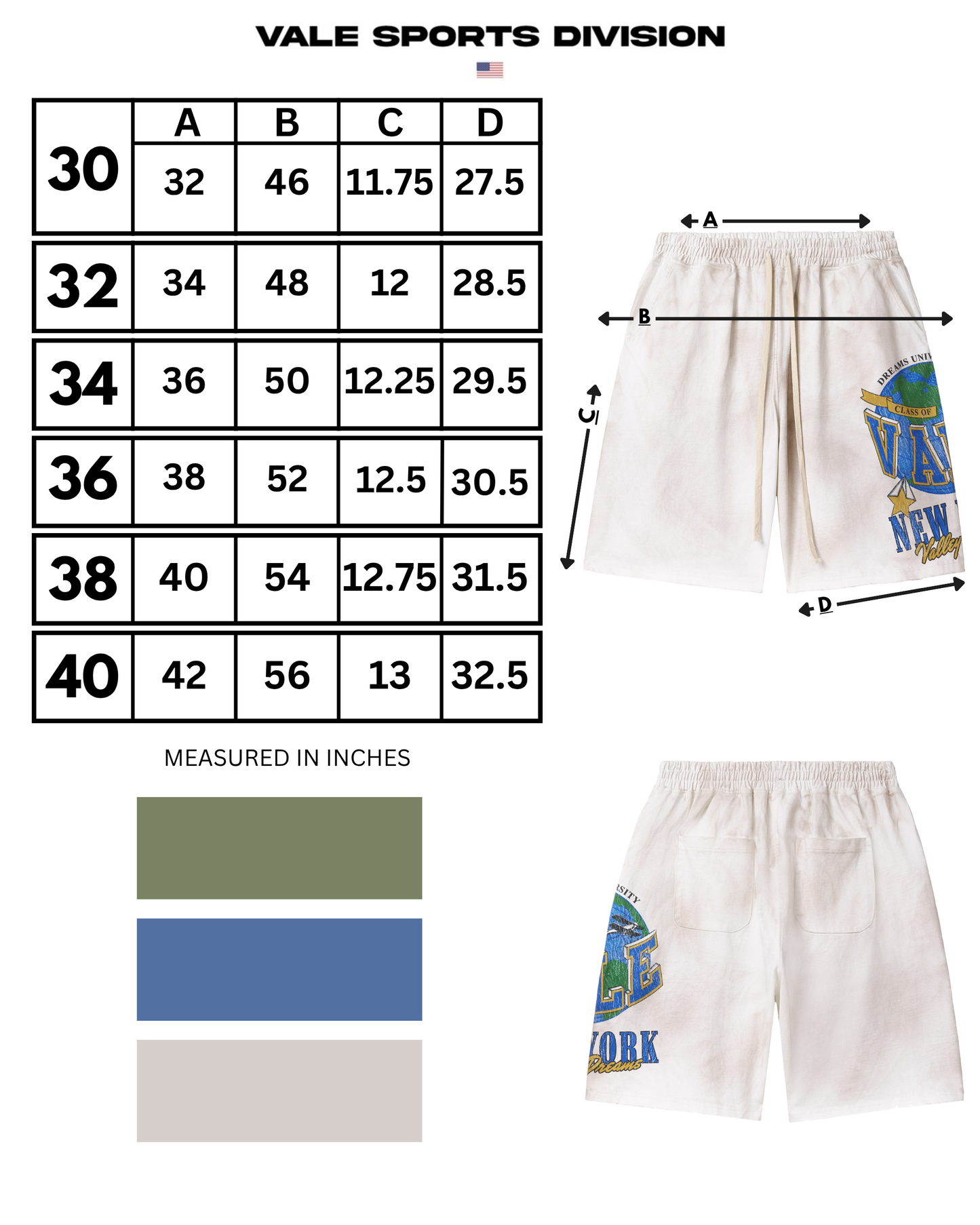 VALE UNI T-SHORTS