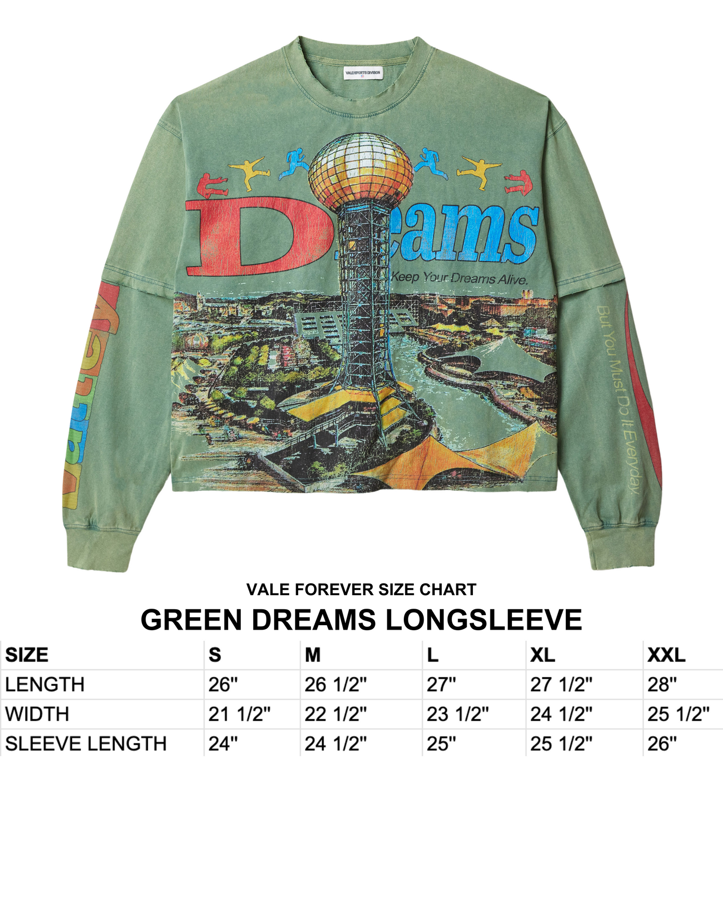 GREEN DREAMS LONGSLEEVE