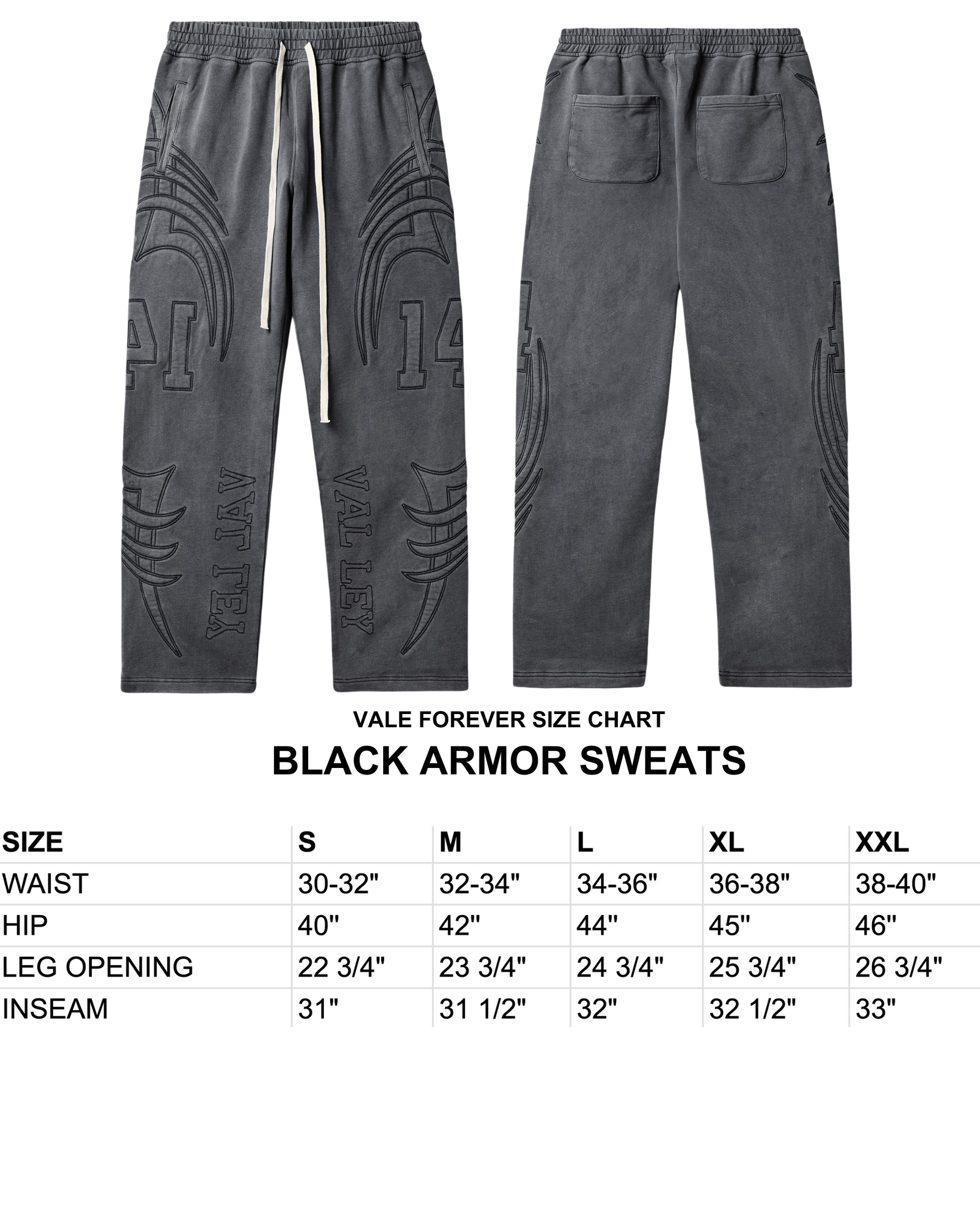 BLACK ARMOR SWEATS