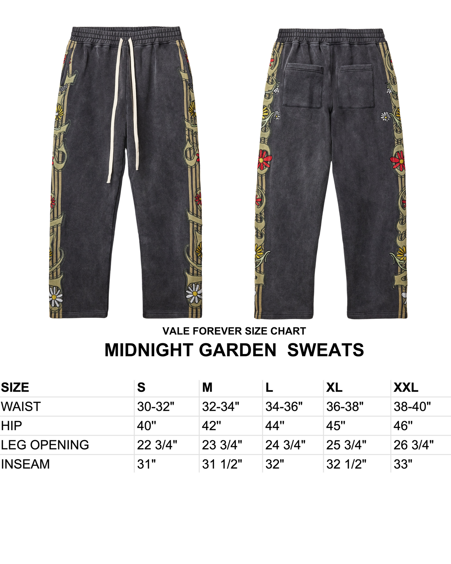 MIDNIGHT GARDEN SWEATS