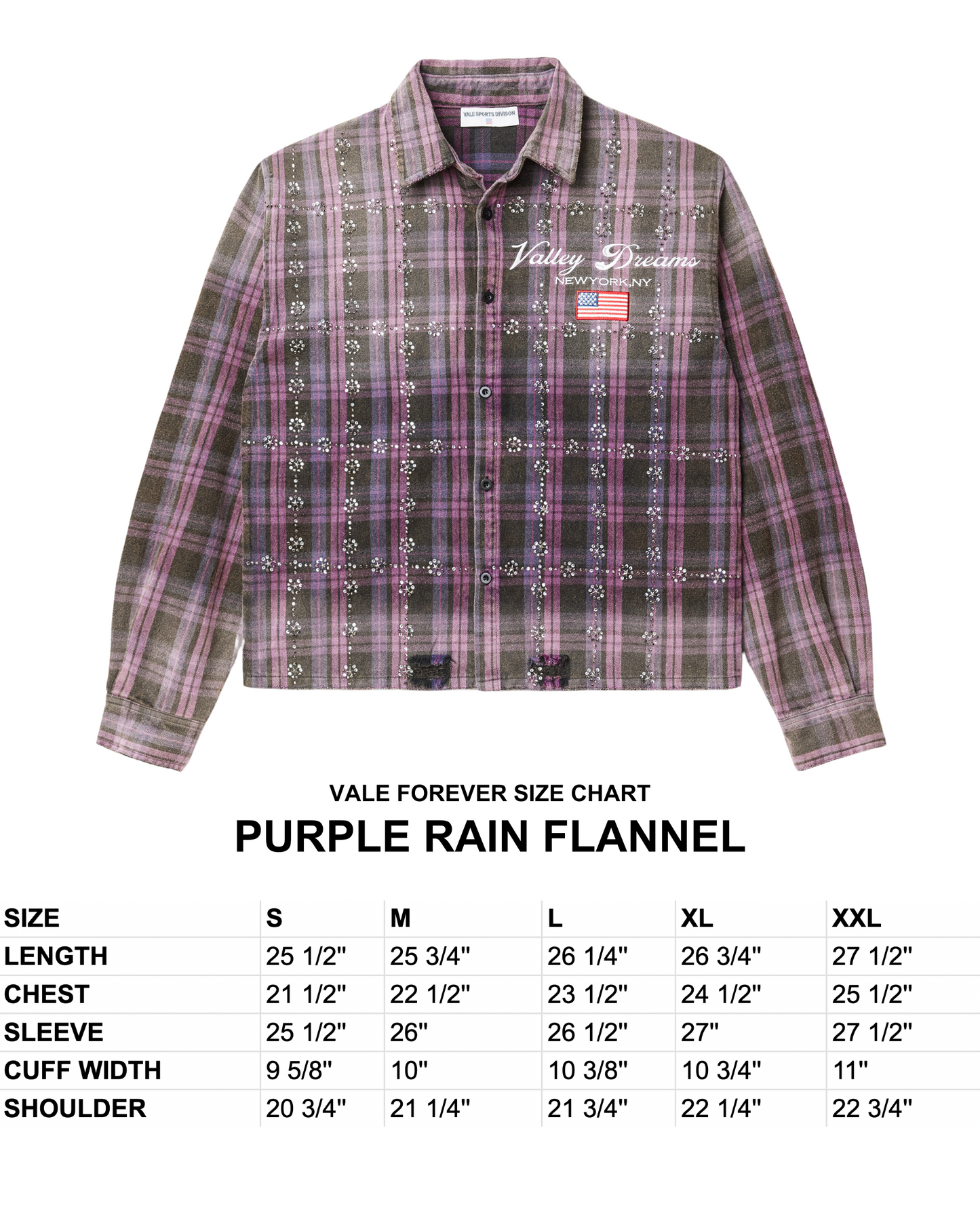 PURPLE RAIN FLANNEL