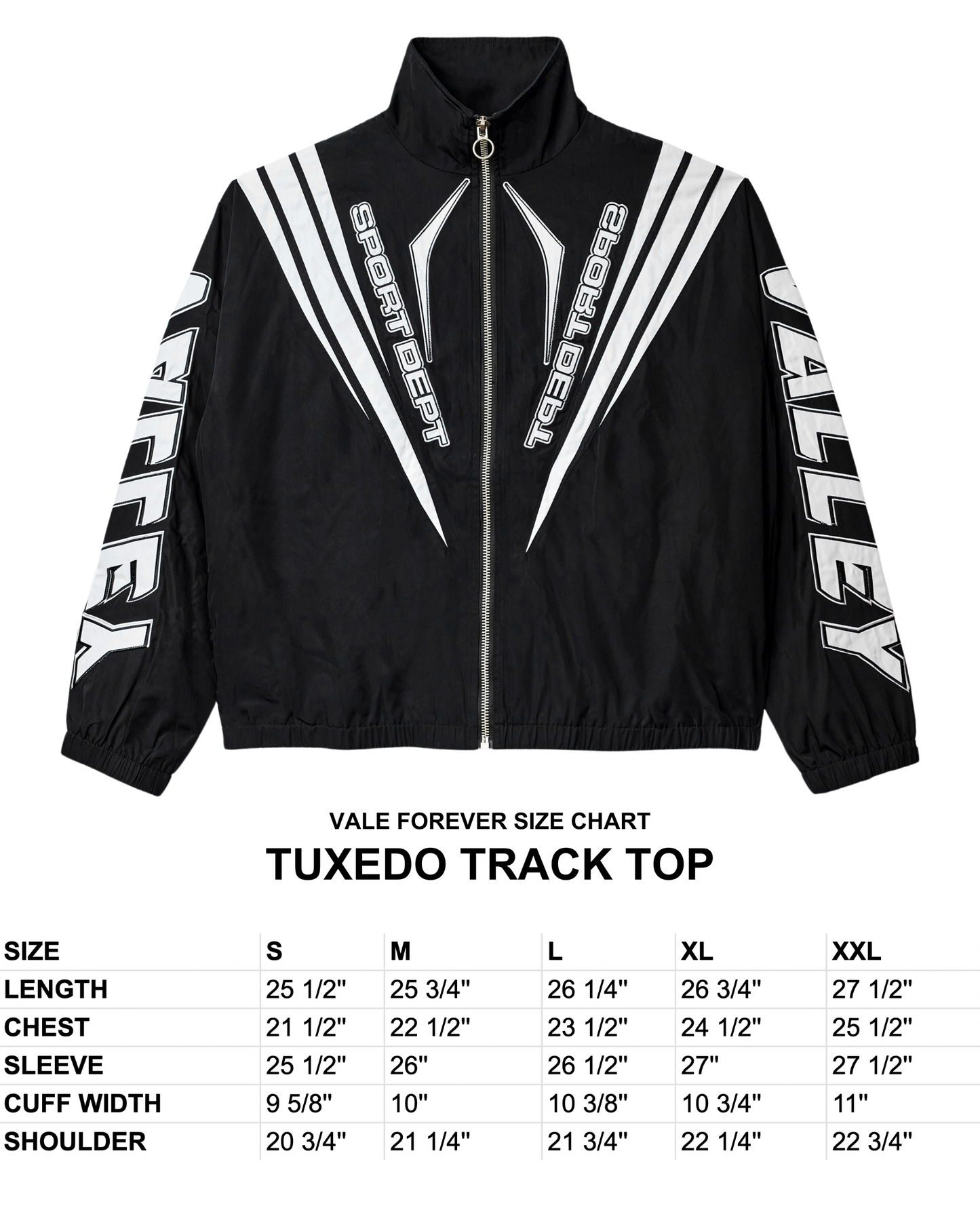 TUXEDO TRACK TOP