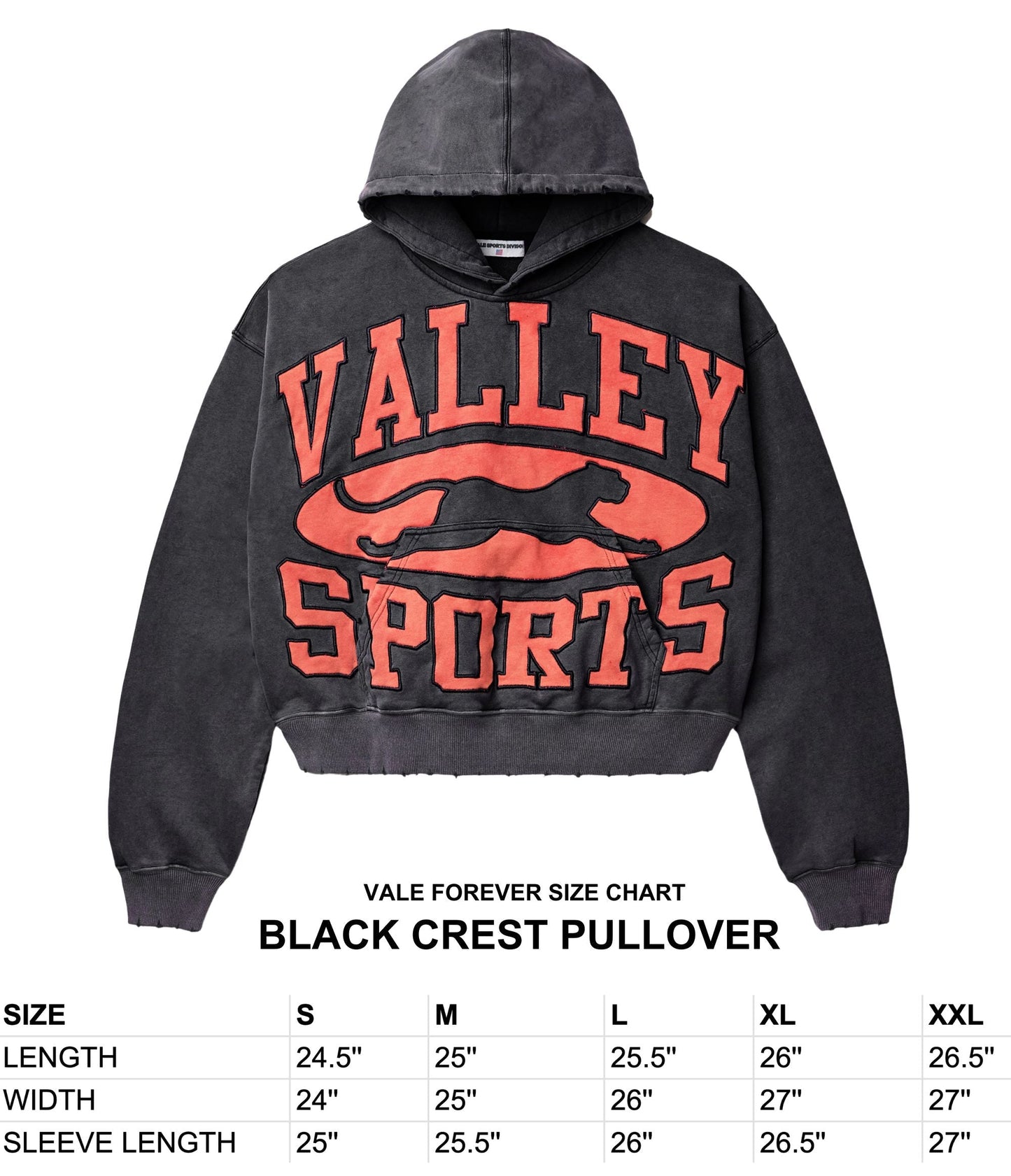 BLACK CREST PULLOVER
