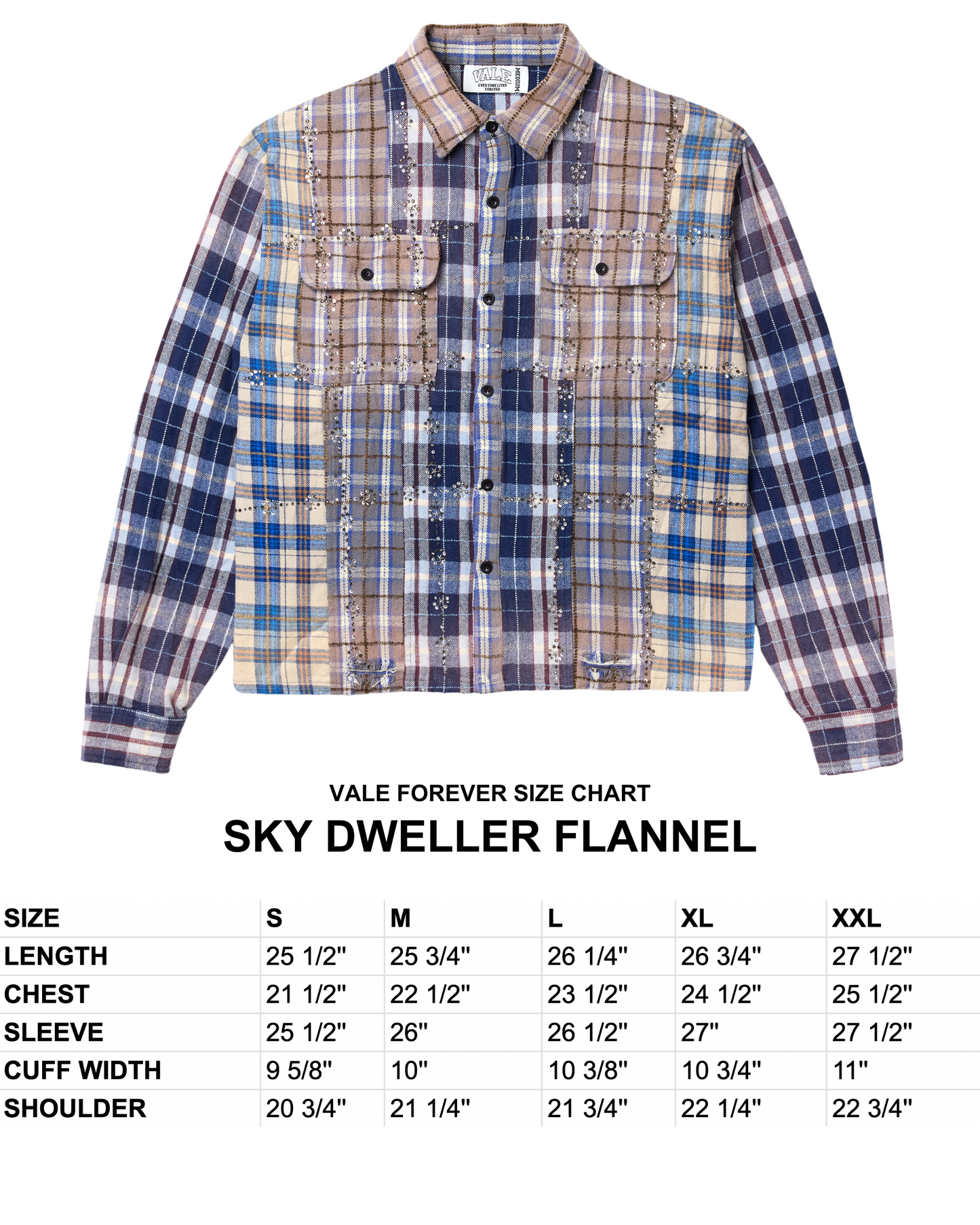 トップス Vale Forever AMERICAN CUP FLANNEL SKY DWELLER FLANNEL – Vale Houston Flagship