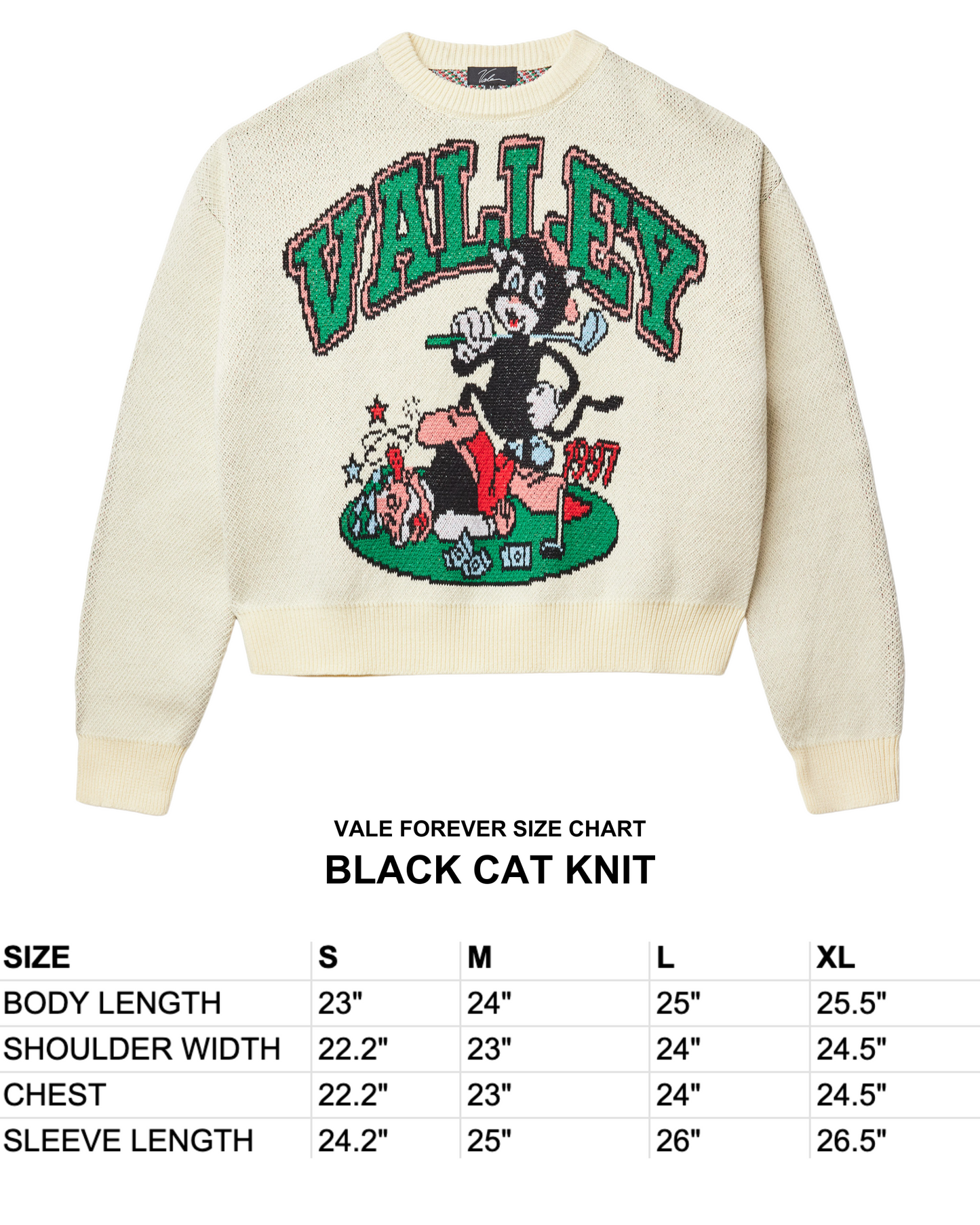 BLACK CAT KNIT