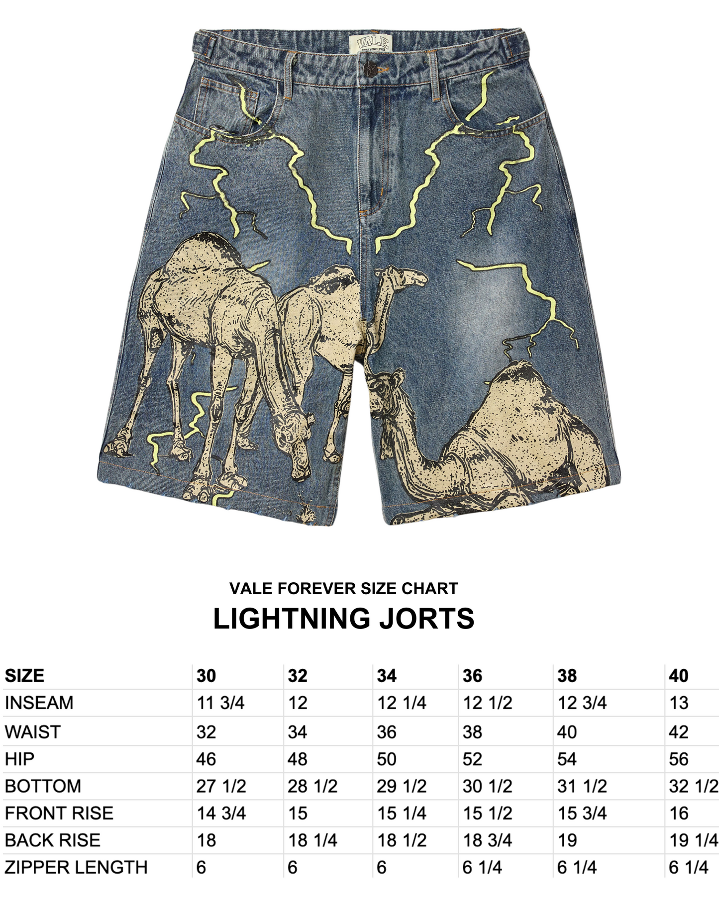 LIGHTNING JORTS