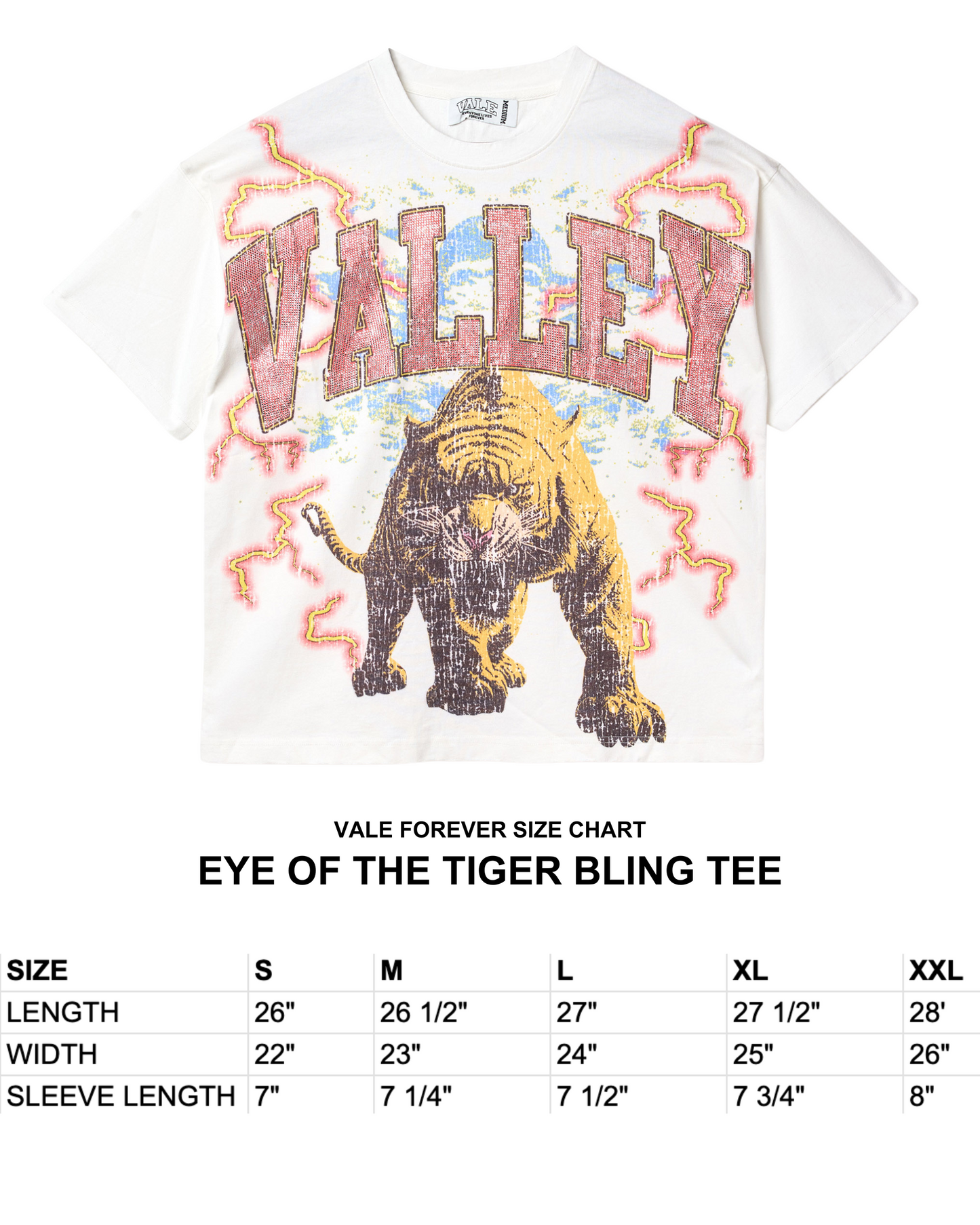 EYE OF THE TIGER BLING TEE