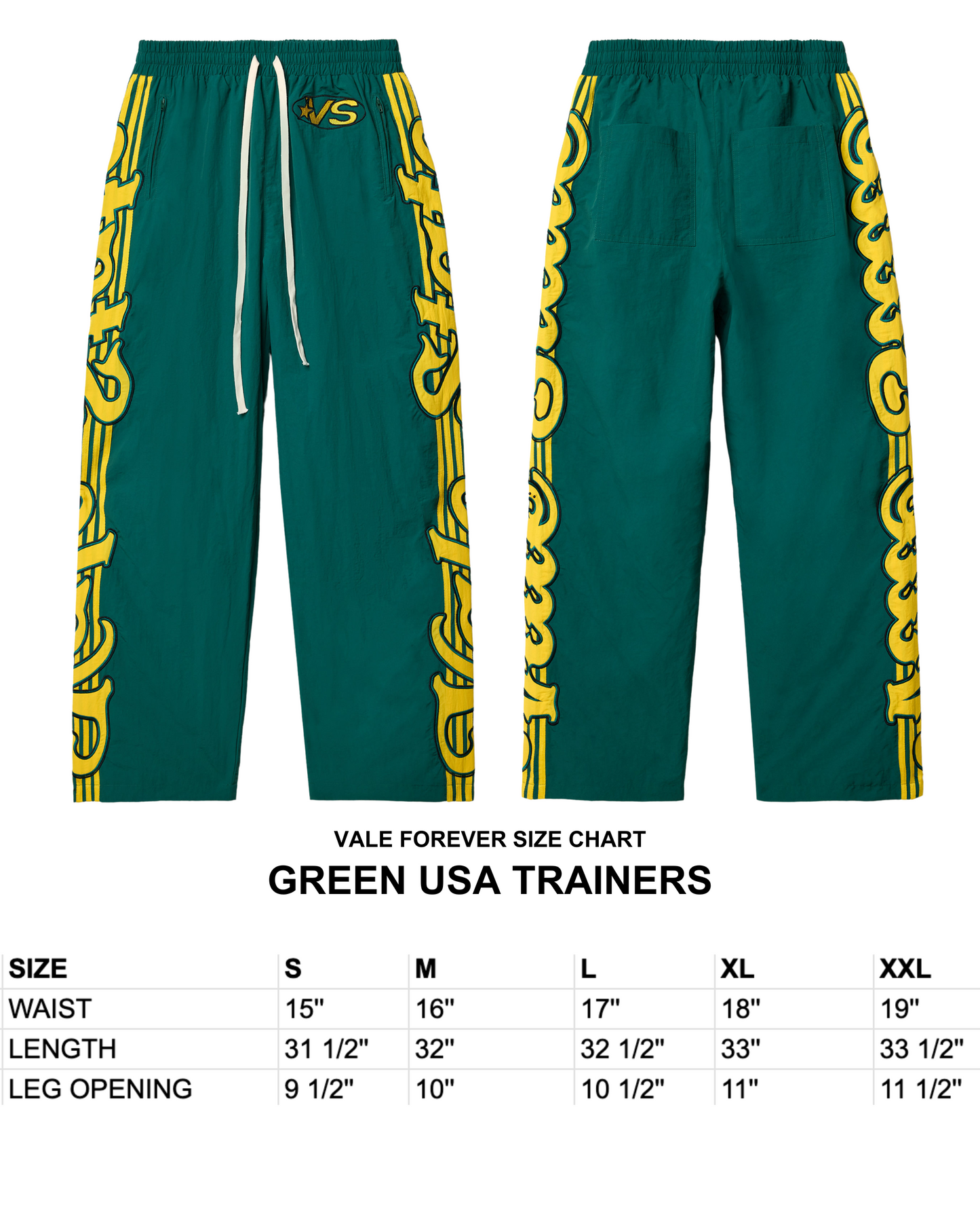 GREEN USA TRAINERS