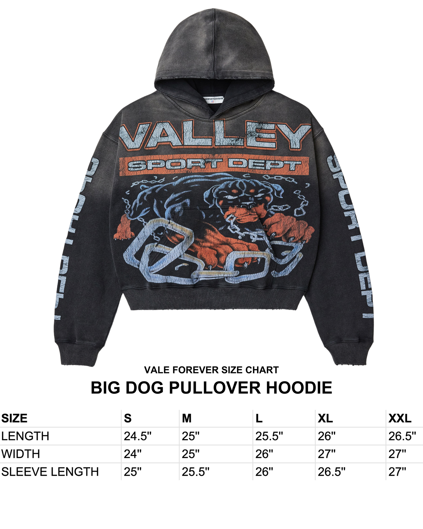 BIG DOG PULLOVER HOODIE