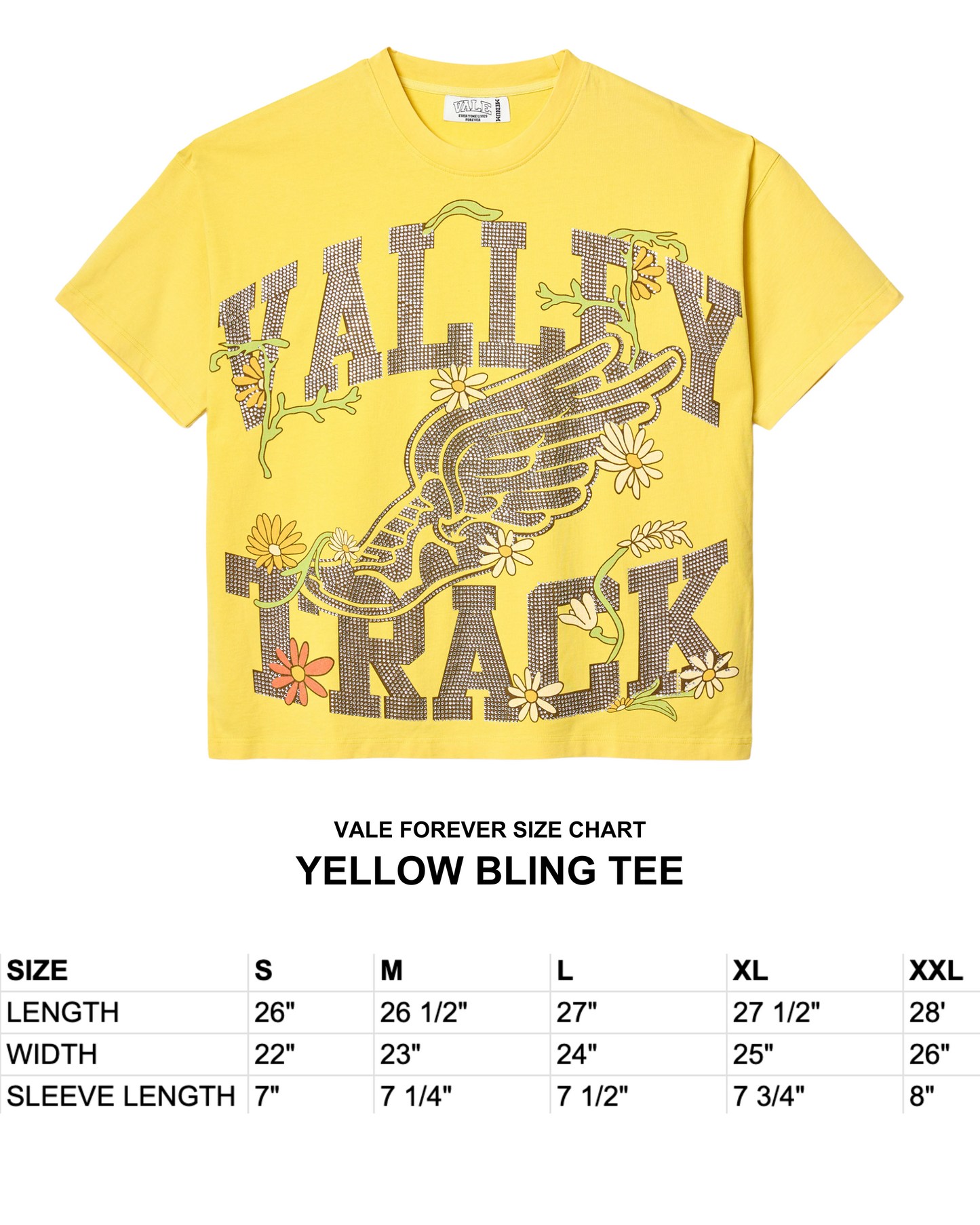 YELLOW BLING TEE