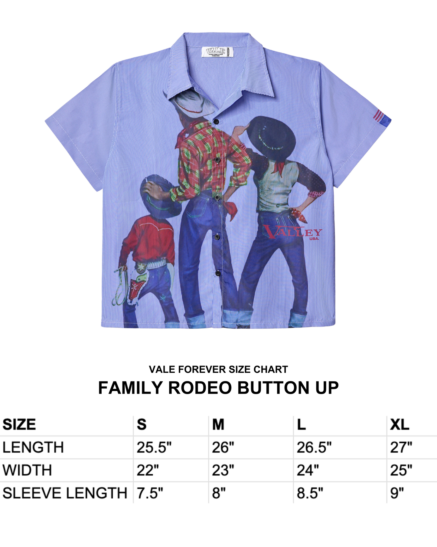 FAMILY RODEO BUTTON UP