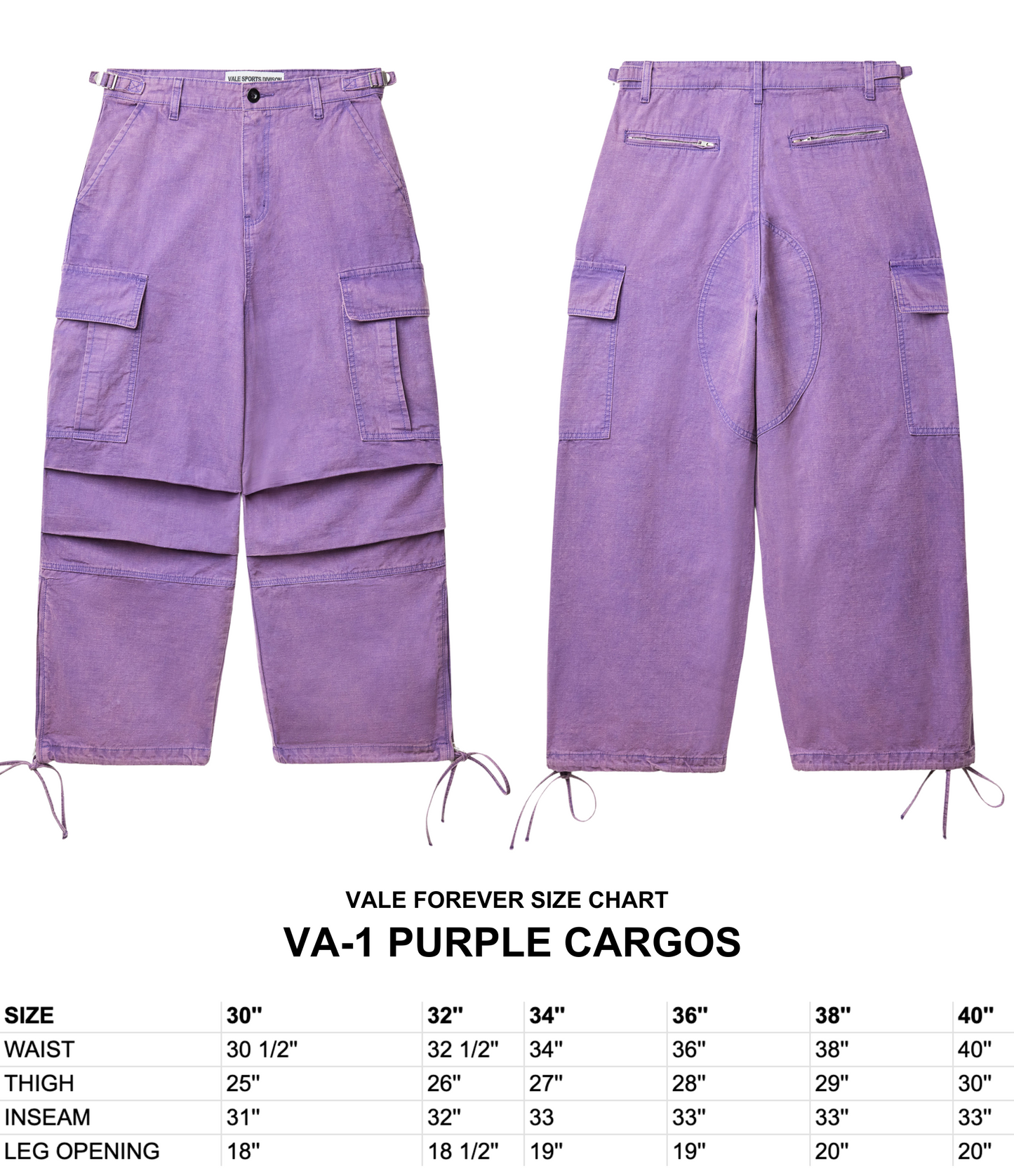VA-1 PURPLE CARGOS