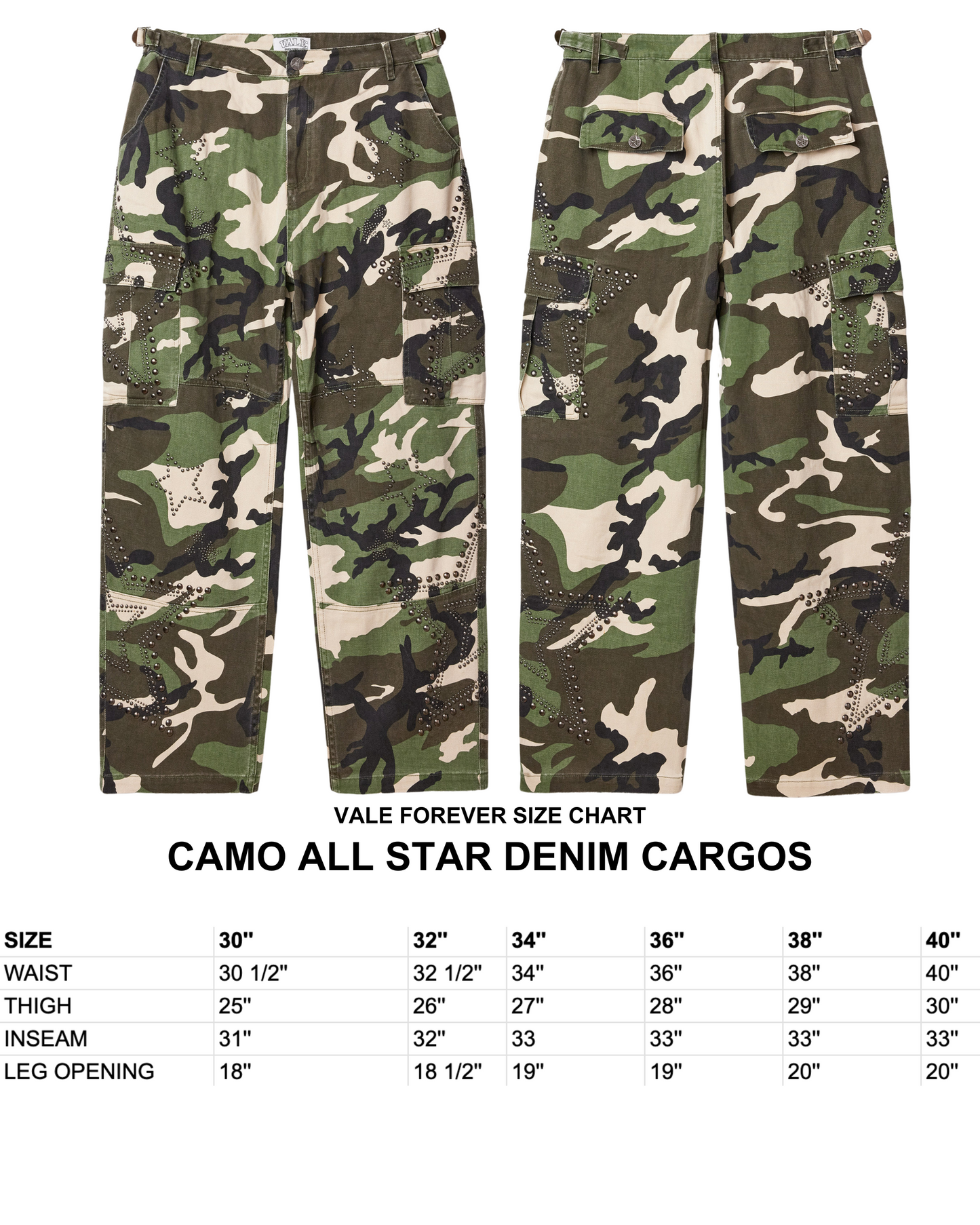 CAMO ALL STAR CARGOS