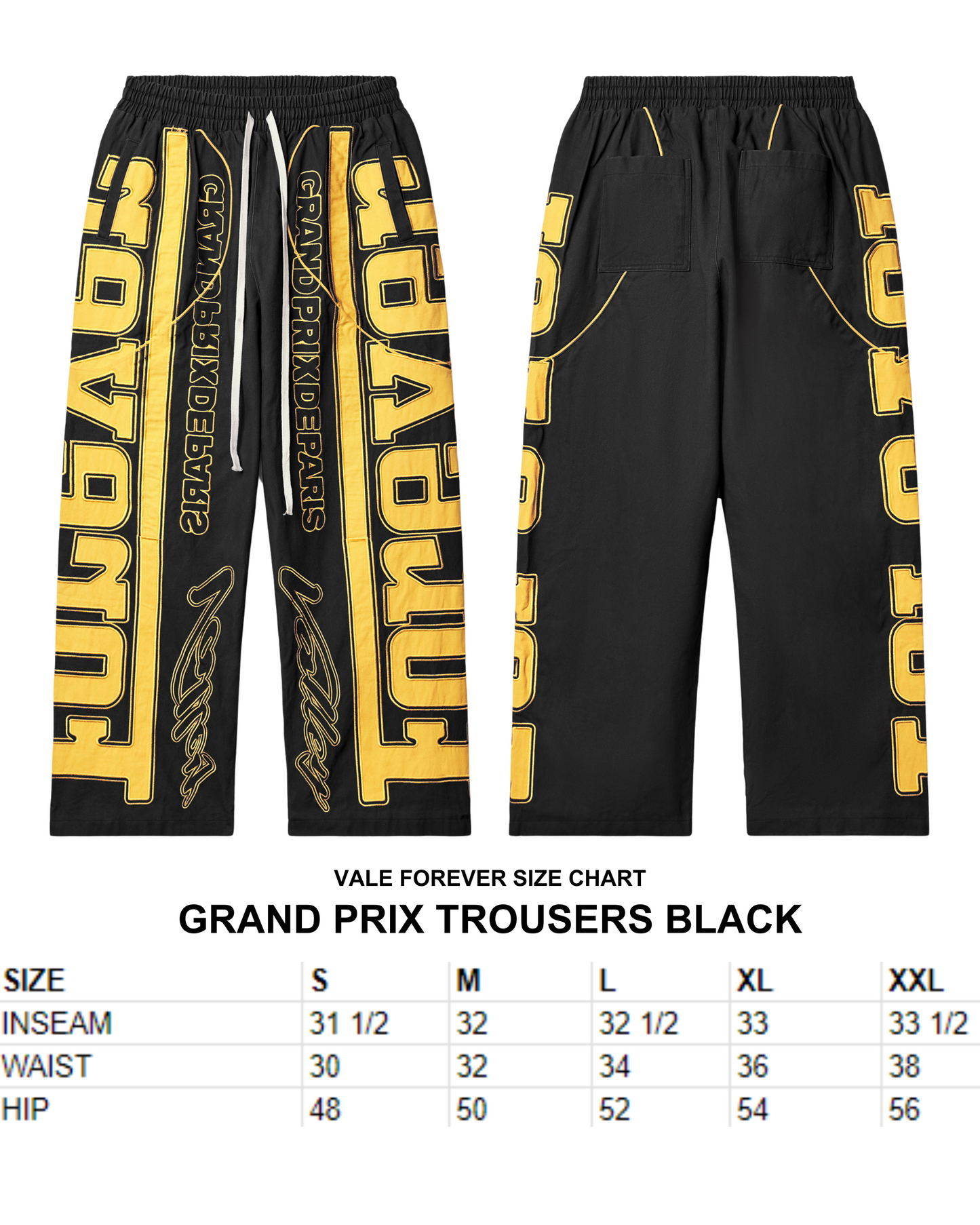 GRAND PRIX TROUSERS BLACK