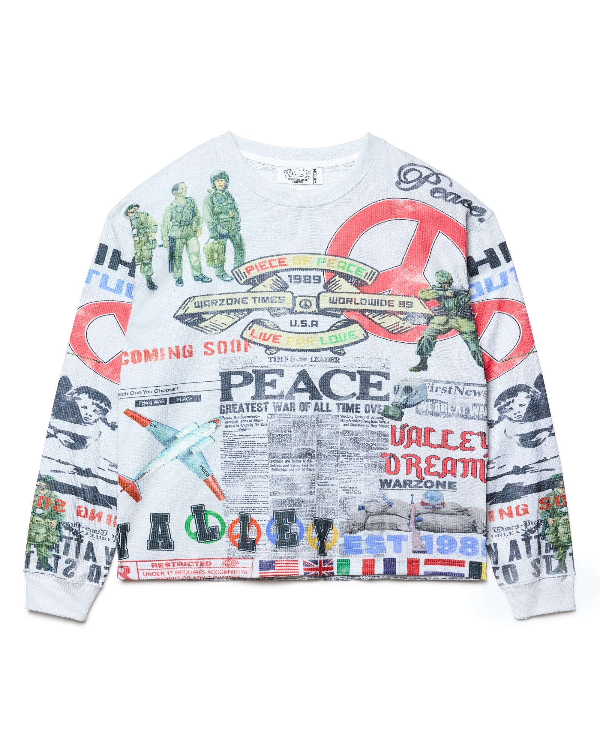 PEACE LONGSLEEVE – Vale Houston Flagship