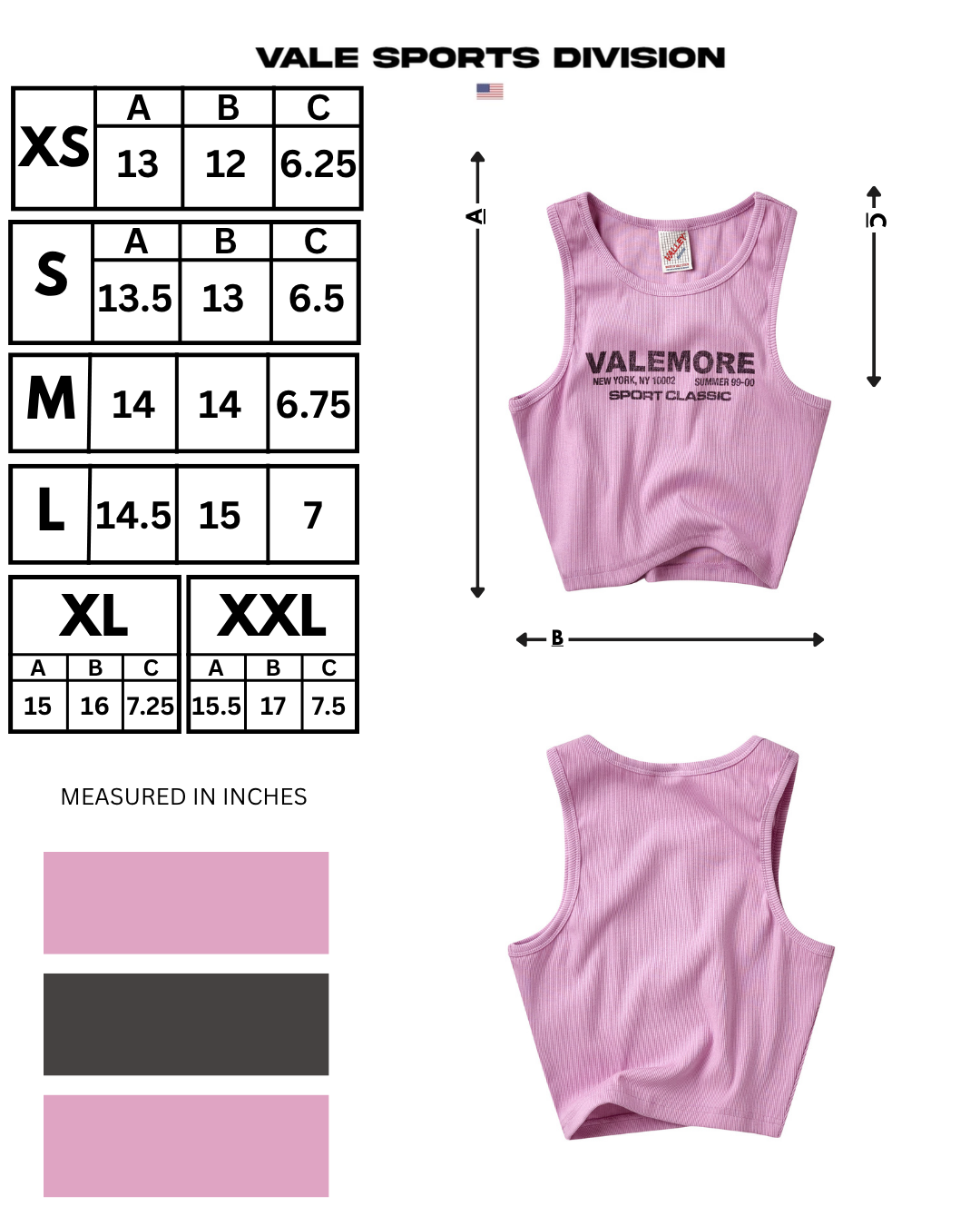 SPORT CLASSIC TANK [ROSE]