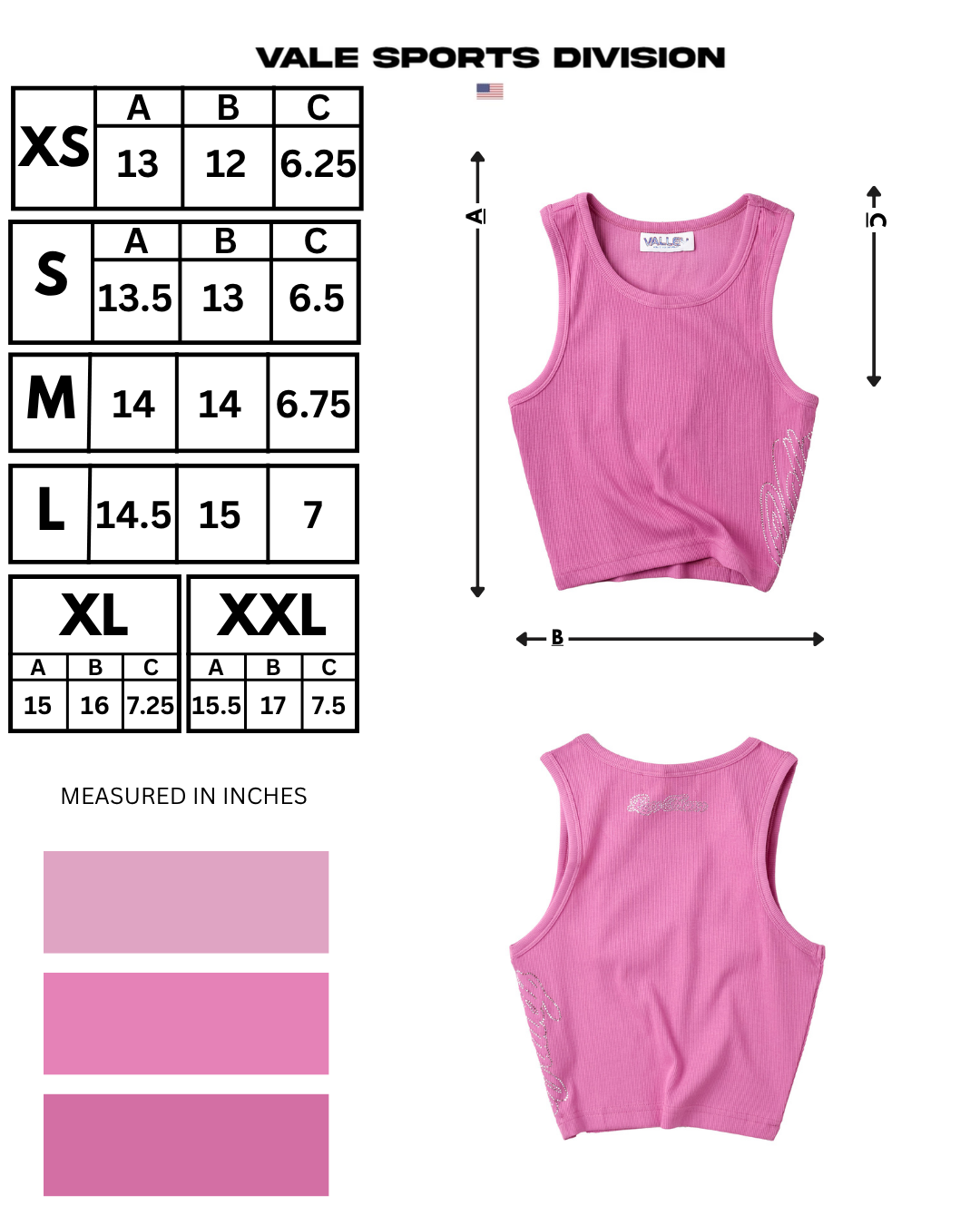 VALLEY BLING TANK [BUBBLEGUM]