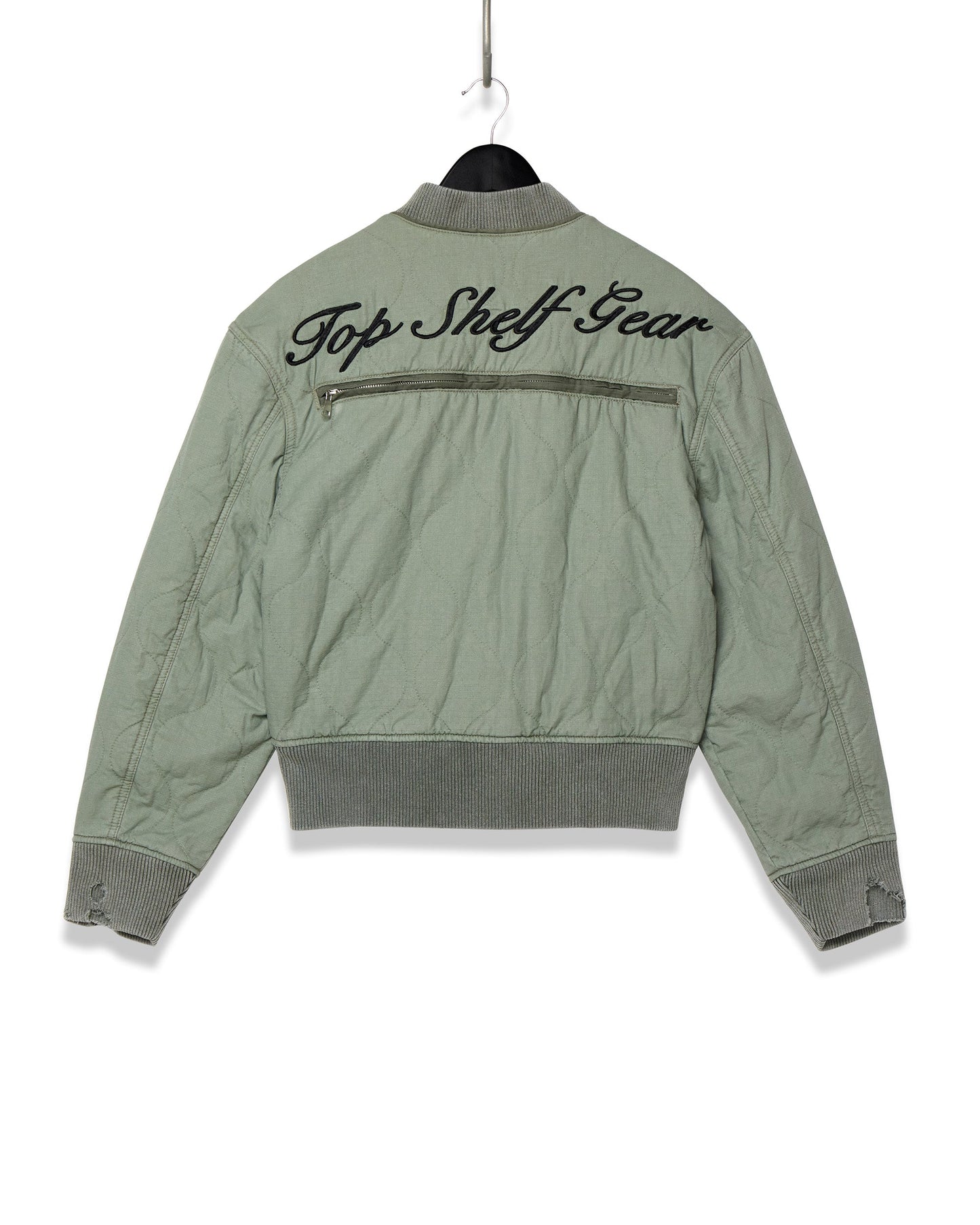 OLIVE MILITARY BOMBER