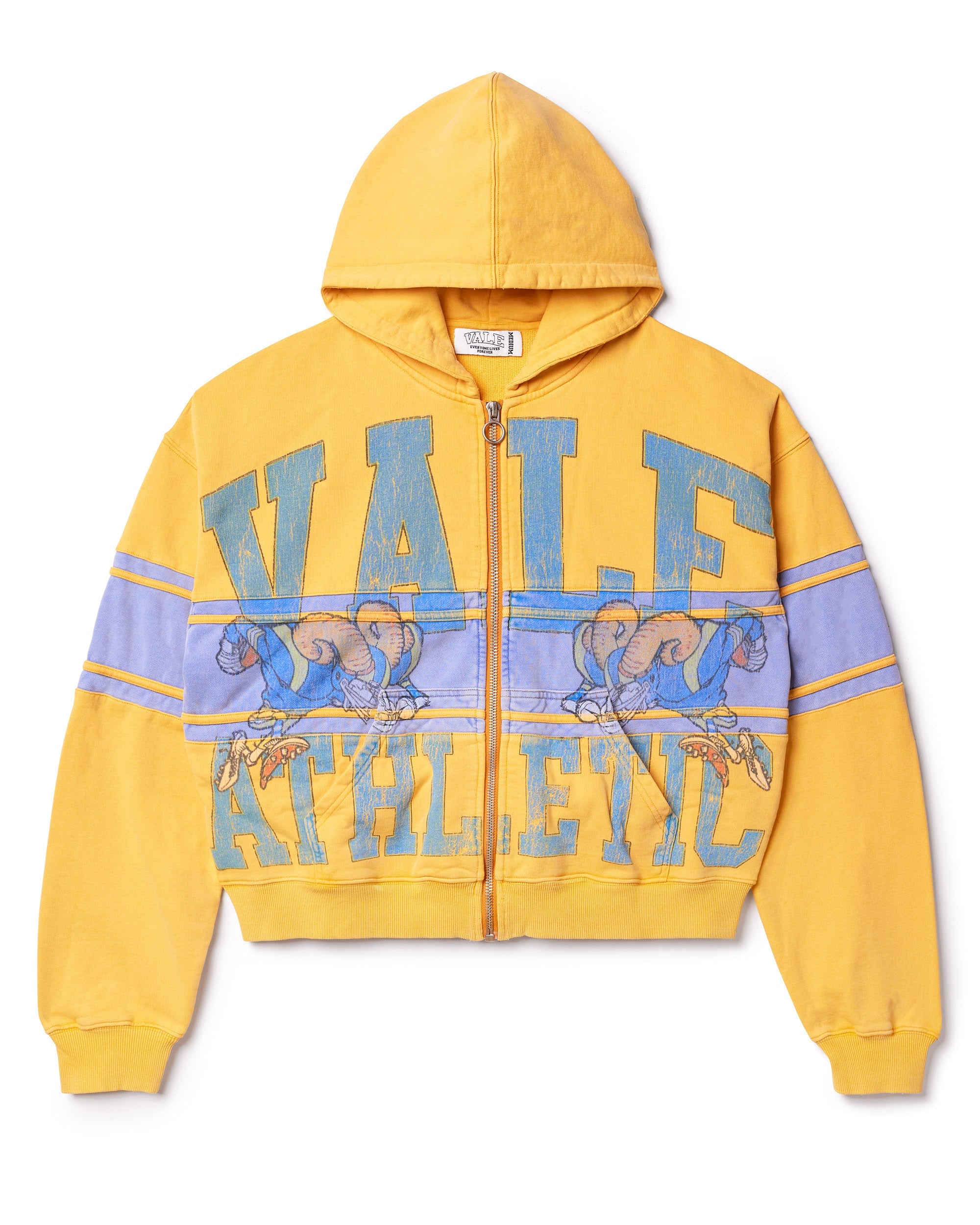 YELLOW BIGHORN ZIP UP HOODIE – Vale Houston Flagship