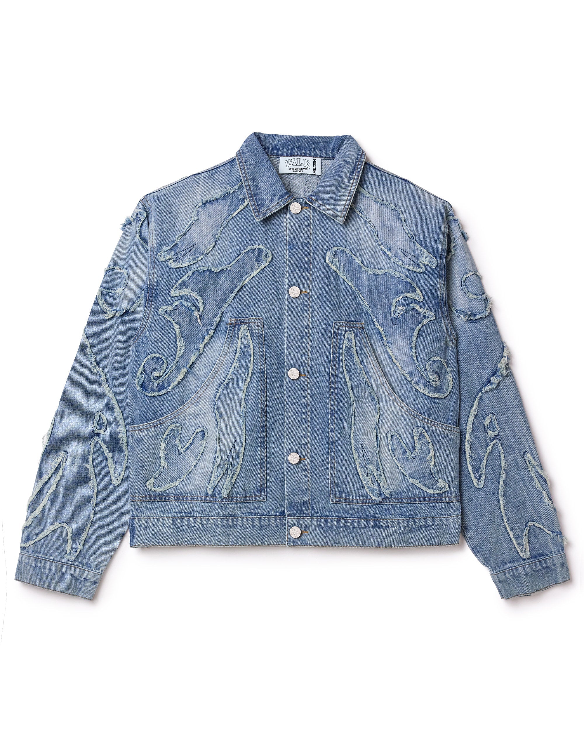 [GROVE]★22FW POLE DENIM JACKET VF_VALE_GEO-