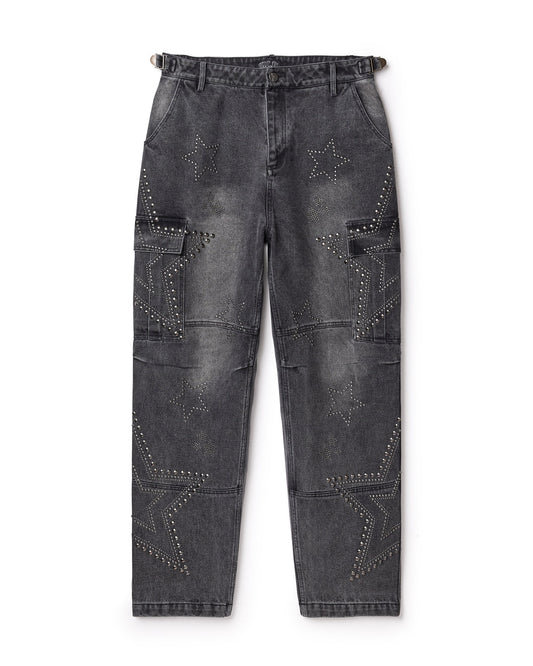 BLACK ALL STAR DENIM CARGOS