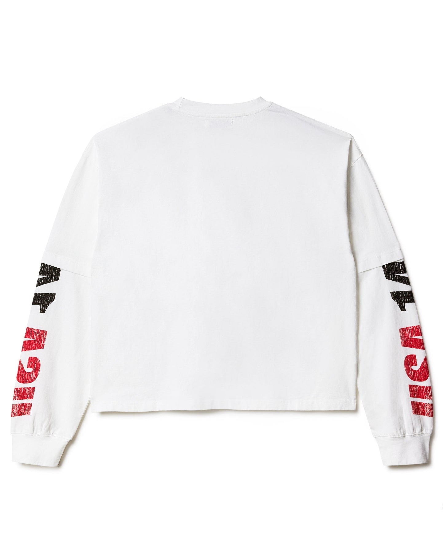 USA14 WHITE LONGSLEEVE