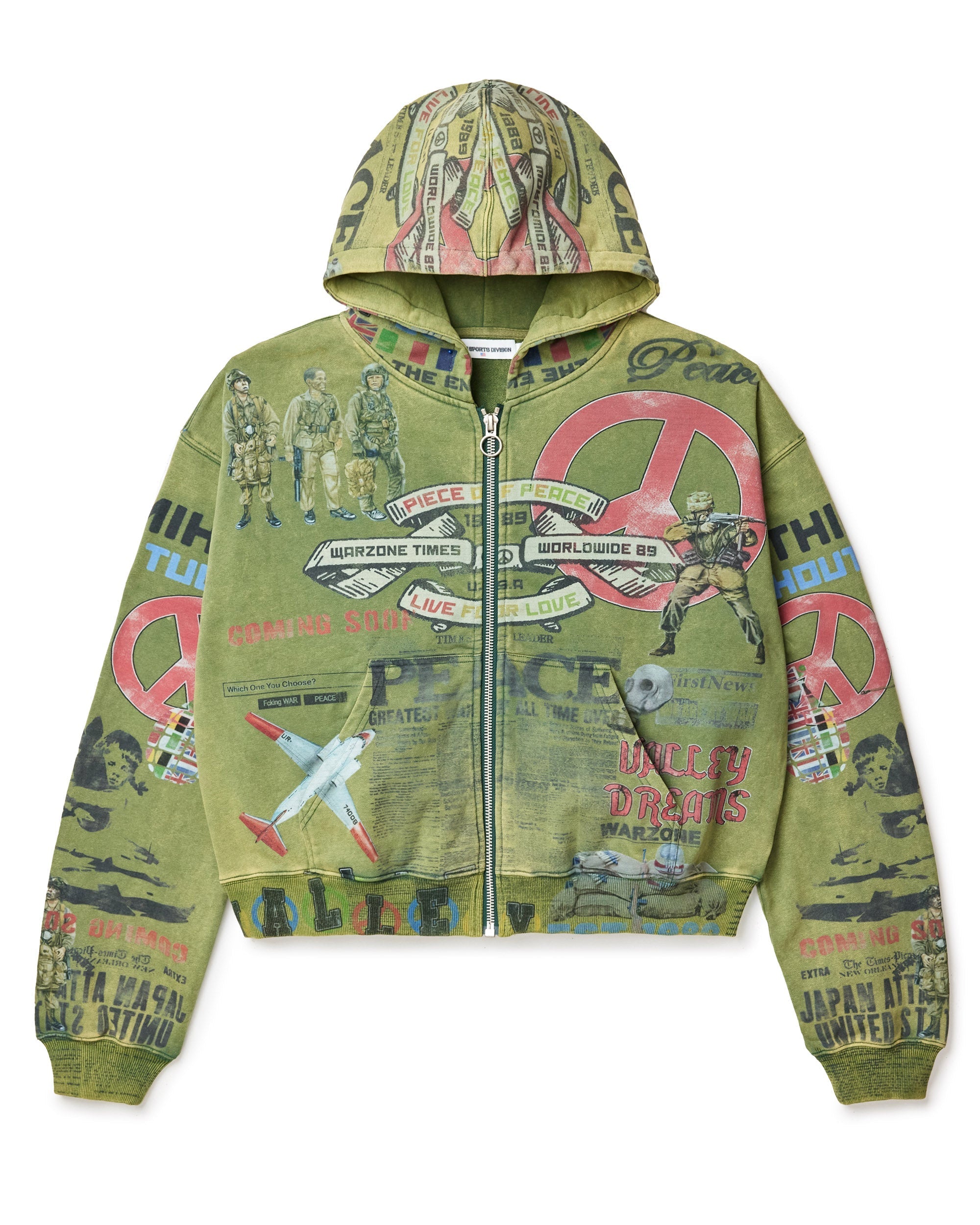 GREEN CLOTHING　PEACE JACKET Peace Jacket - Green Camo – VIOLET