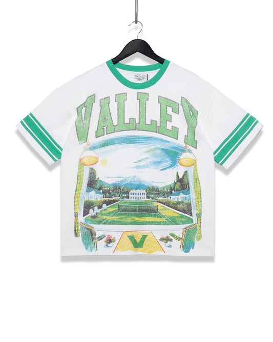 TENNIS COURT RINGER TEE