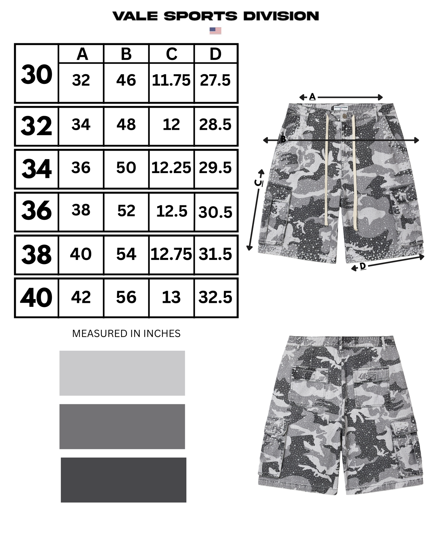 WINTER SOULJA CAMO JORTS
