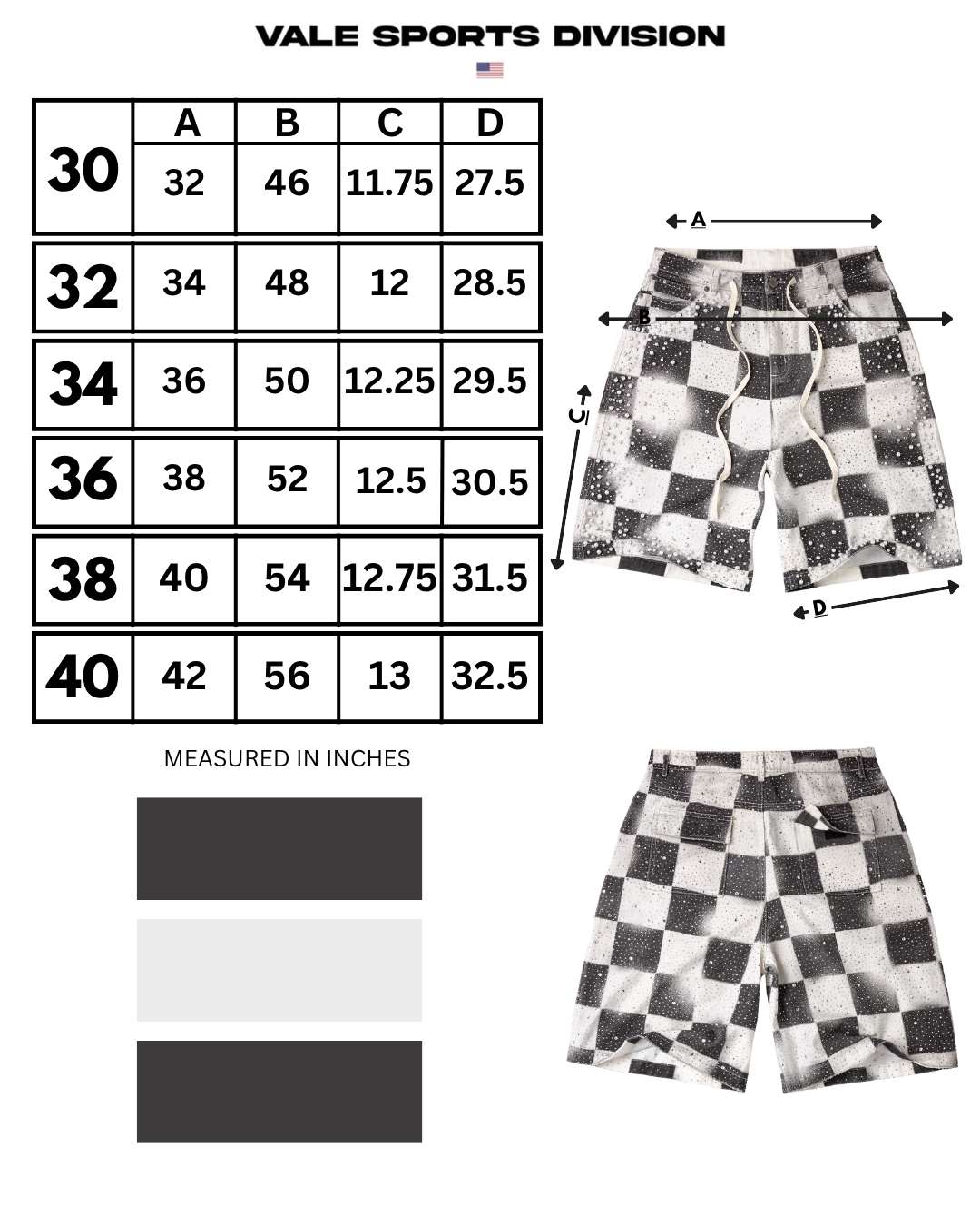 CHECKER JORTS
